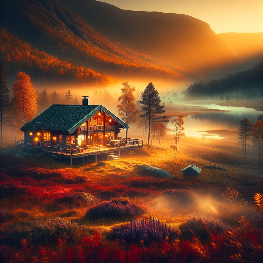 Efterårsferie i Rauland: Farverige Vandreture og Hyttehygge